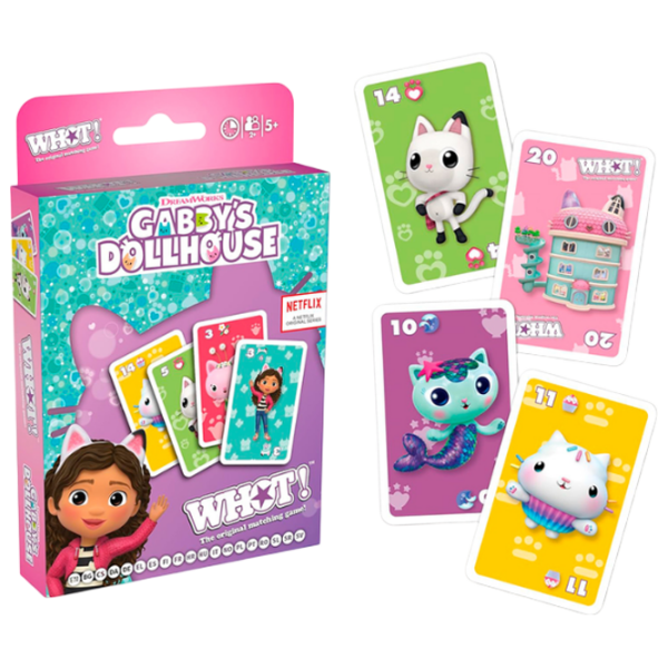 Настольная игра Winning Moves WHOT! Gabby's Dollhouse Игральные карты, 5+ photo 1