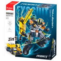 Constructor Sluban Crane robot Gray Numărul de piese 246, 6+