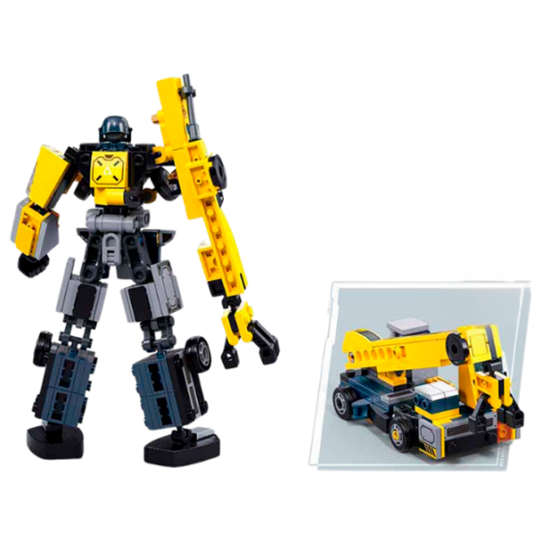 Constructor Sluban Crane robot Gray Numărul de piese 246, 6+ photo 5