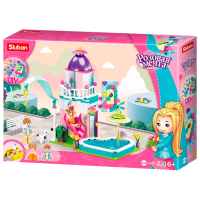 Constructor Sluban Playground Pink Numărul de piese 228, 6+