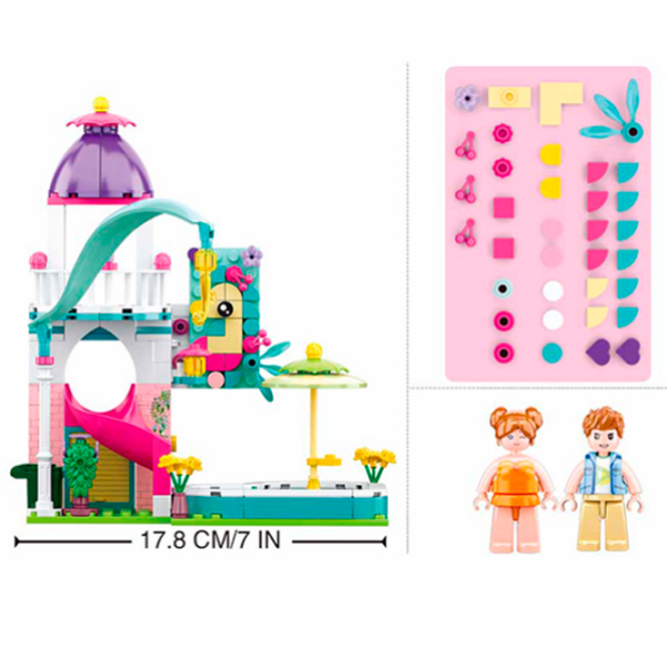 Constructor Sluban Playground Pink Numărul de piese 228, 6+ photo 3