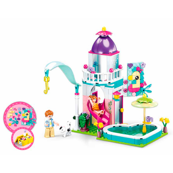 Constructor Sluban Playground Pink Numărul de piese 228, 6+ photo 4