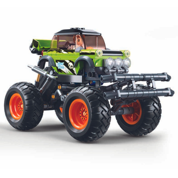 Constructor Sluban Monster Truck Green Numărul de piese 264, 6+ photo 2