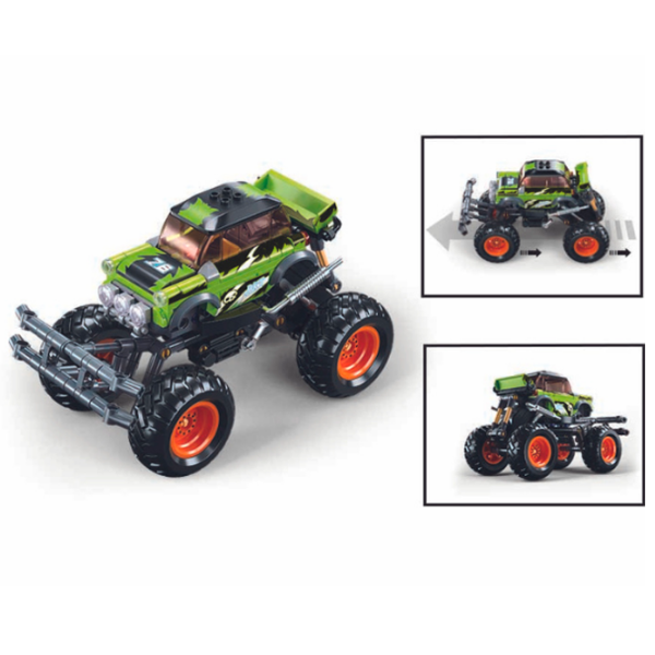 Constructor Sluban Monster Truck Green Numărul de piese 264, 6+ photo 6