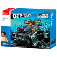 Constructor Sluban Monster Truck Green Numărul de piese 252, 6+