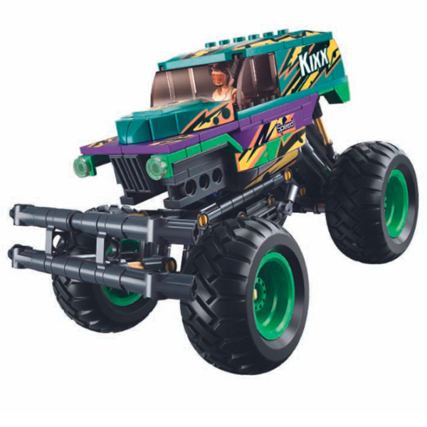 Constructor Sluban Monster Truck Green Numărul de piese 252, 6+ photo 2