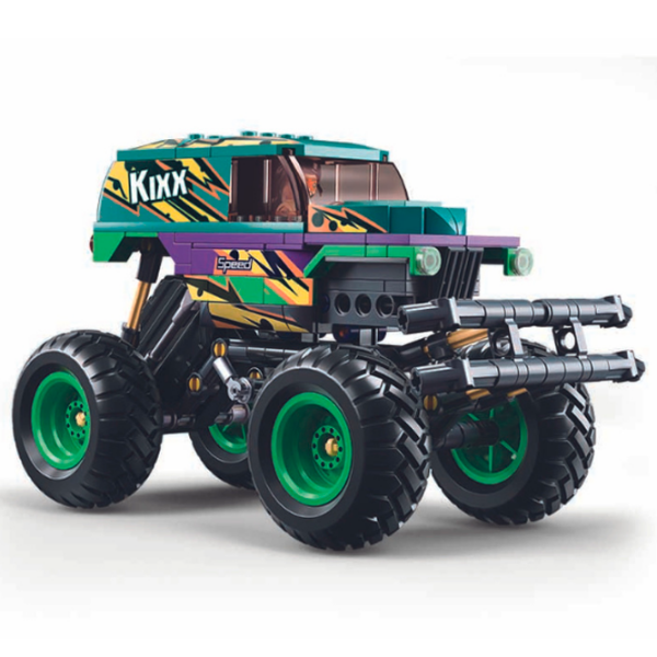 Constructor Sluban Monster Truck Green Numărul de piese 252, 6+ photo 5