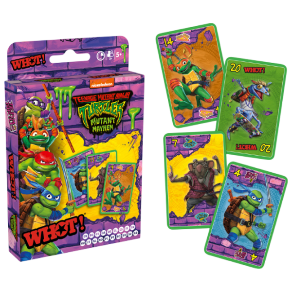Настольная игра Winning Moves WHOT! Ninja Turtles Игральные карты, 5+ photo 1