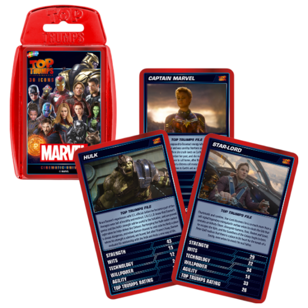 Настольная игра Winning Moves Top Trumps Marvel Cinematic Universe Стратегия, 6+