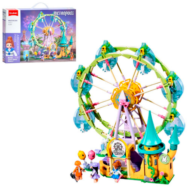 Constructor Sluban Panoramic wheel Multicolor Numărul de piese 504, 6+ photo 2