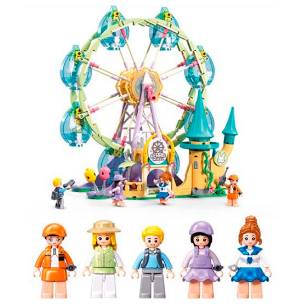 Constructor Sluban Panoramic wheel Multicolor Numărul de piese 504, 6+ photo 4