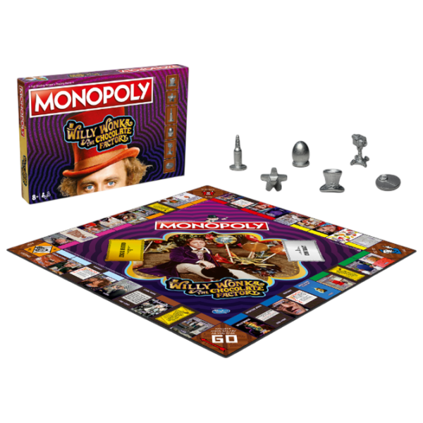 Joc de masă Winning Moves Willy Wonka and the Chocolate Factory Monopoly, 6+
