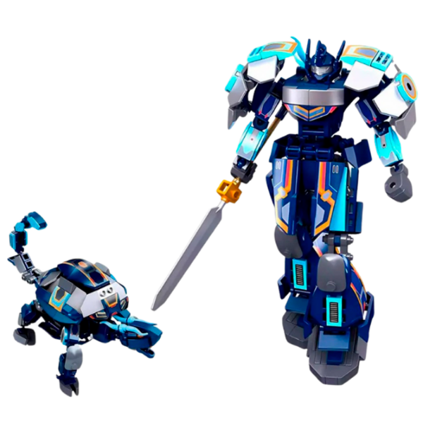 Constructor Sluban Robot Turtle Blue Numărul de piese 251, 6+ photo 2
