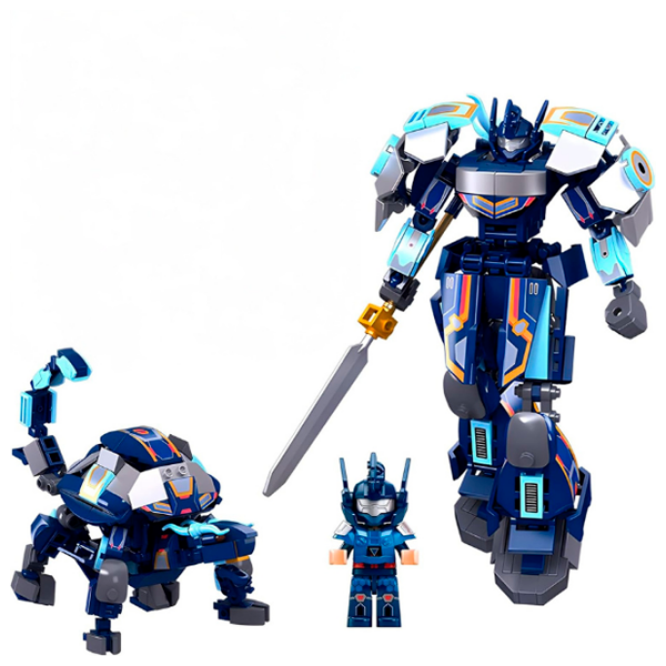 Constructor Sluban Robot Turtle Blue Numărul de piese 251, 6+ photo 5