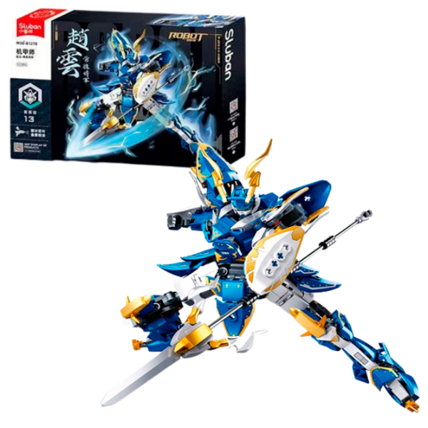 Constructor Sluban Zhao Yun Blue Numărul de piese 555, 6+ photo 2
