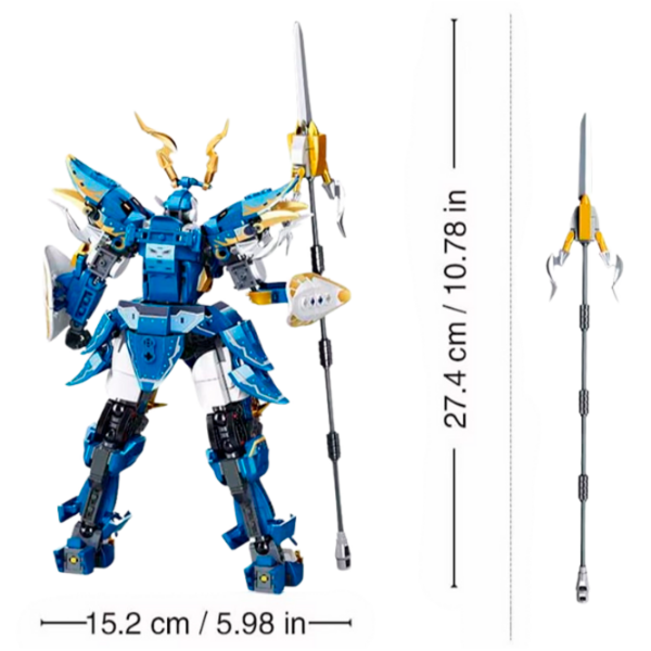Constructor Sluban Zhao Yun Blue Numărul de piese 555, 6+ photo 4