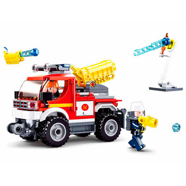 Constructor Sluban Fire Engine Red Numărul de piese 192, 6+ photo 3