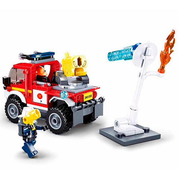 Constructor Sluban Fire Engine Red Numărul de piese 192, 6+ photo 4