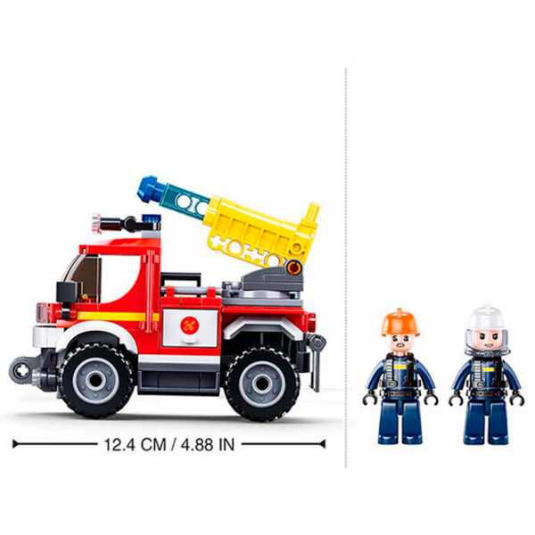 Constructor Sluban Fire Engine Red Numărul de piese 192, 6+ photo 6