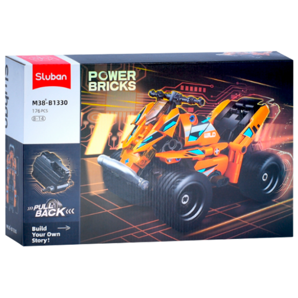 Constructor Sluban ATV Orange Numărul de piese 176, 6+ photo 1