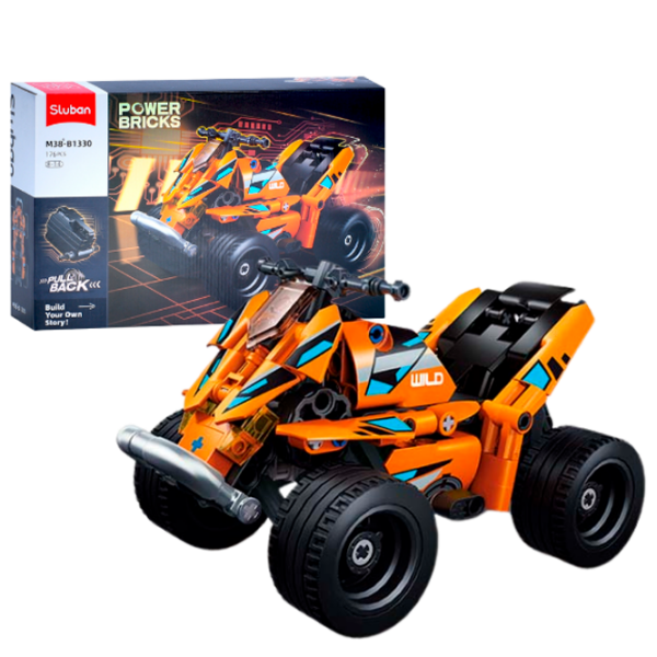 Constructor Sluban ATV Orange Numărul de piese 176, 6+ photo 2