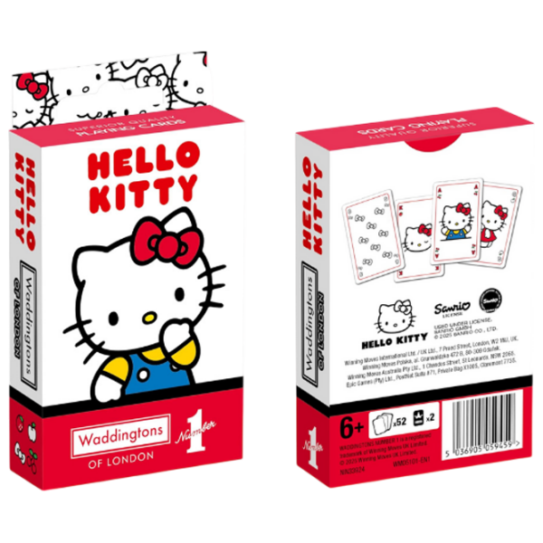 Joc de masă Winning Moves Waddingtons No.1 Hello Kitty Carti de joc, 6+