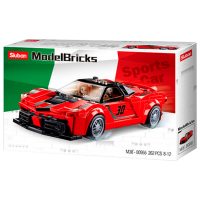 Constructor Sluban Racing Car Italy Red Numărul de piese 262, 8+