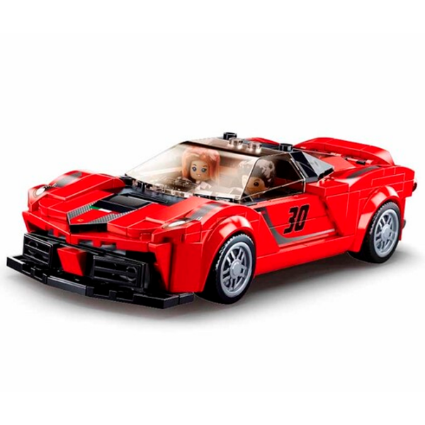 Constructor Sluban Racing Car Italy Red Numărul de piese 262, 8+ photo 3