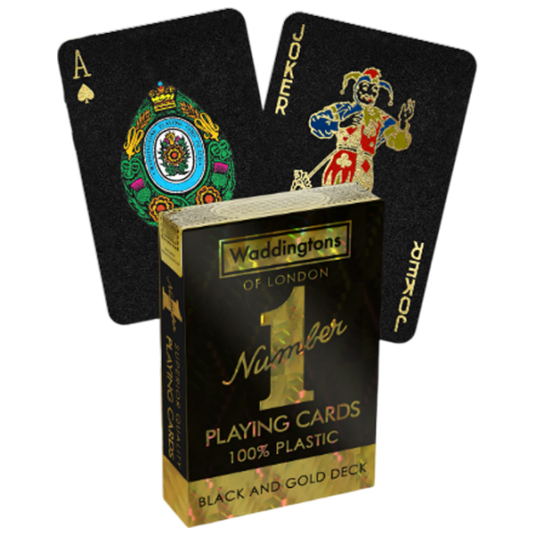 Joc de masă Winning Moves Waddingtons No.1 Black And Gold Deck Carti de joc, 6+