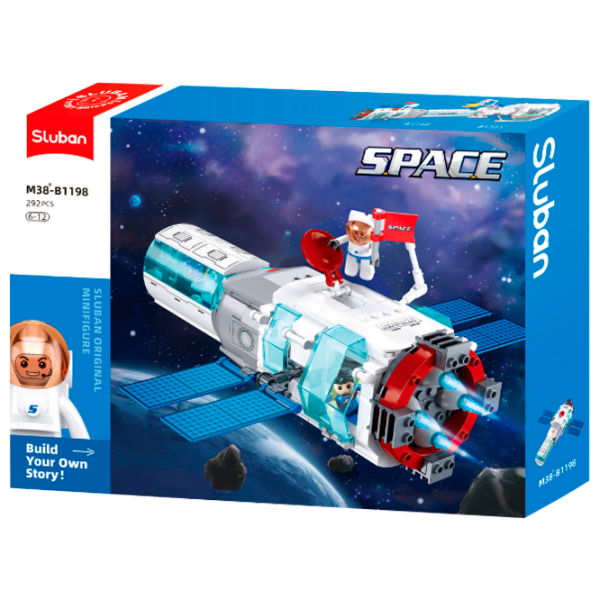 Constructor Sluban Space Station White Numărul de piese 292 , 6+ photo 1