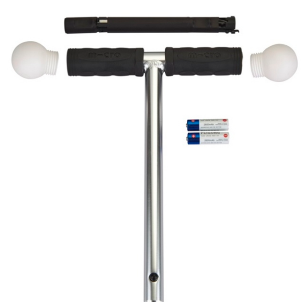 Детский трёхколёсный самокат Micro Mini Deluxe Magic LED (MMD131) Aqua 2 года, 50 кг, Полиуретановые photo 7