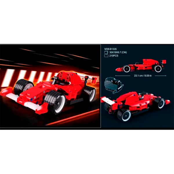 Constructor Sluban Formula 1 Red Numărul de piese 210, 8+ photo 5