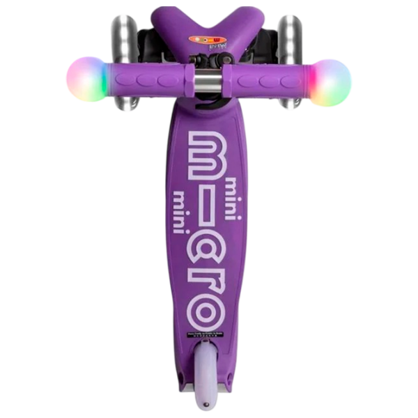 Trotinetă pentru copii cu trei roți Micro Mini Deluxe Magic LED (MMD129) Purple 2 ani, 50 kg, Din PU photo 2