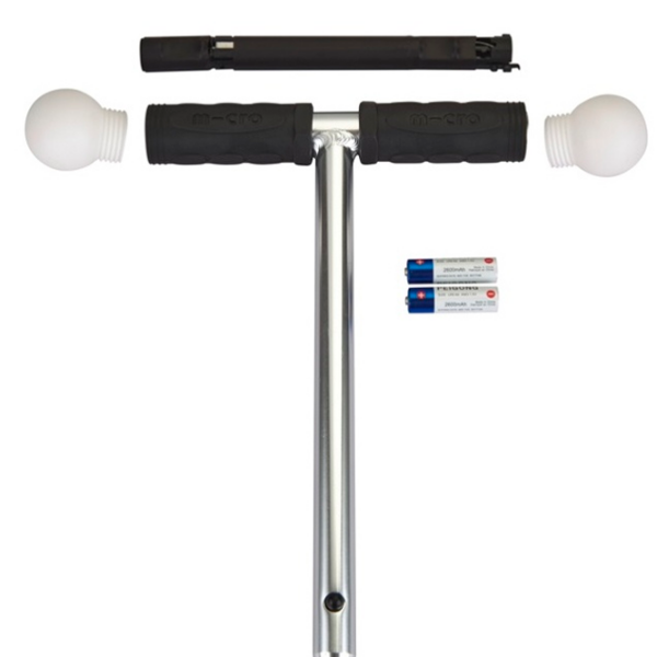 Trotinetă pentru copii cu trei roți Micro Mini Deluxe Magic LED (MMD129) Purple 2 ani, 50 kg, Din PU photo 8