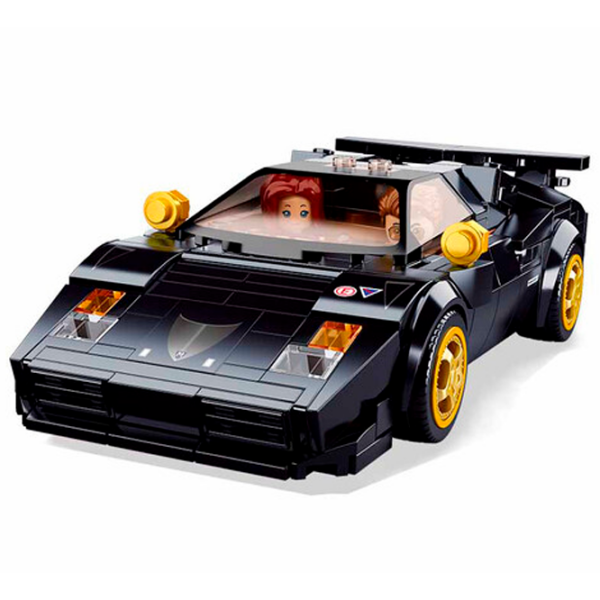 Constructor Sluban Italian sports car Black Numărul de piese 254, 8+ photo 3
