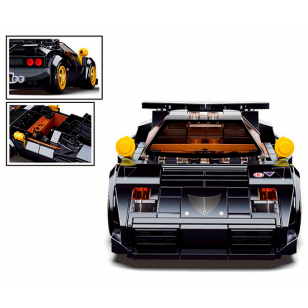 Constructor Sluban Italian sports car Black Numărul de piese 254, 8+ photo 6