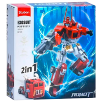 Constructor Sluban Robot Truck Red Numărul de piese 260, 6+