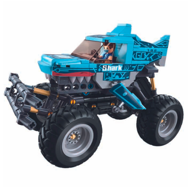 Constructor Sluban Monster Truck Blue Numărul de piese 273, 6+ photo 3
