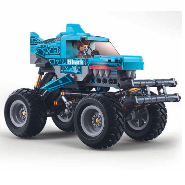 Constructor Sluban Monster Truck Blue Numărul de piese 273, 6+ photo 4
