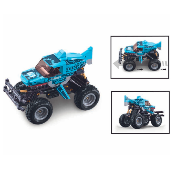 Constructor Sluban Monster Truck Blue Numărul de piese 273, 6+ photo 5