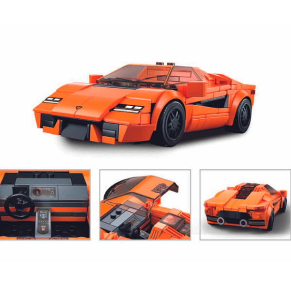 Constructor Sluban Sport Car Orange Numărul de piese 264, 6+ photo 5