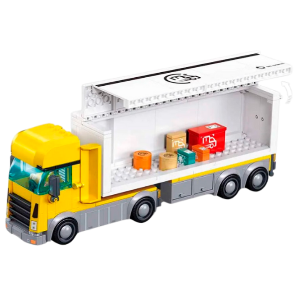 Constructor Sluban Delivery truck Yellow Numărul de piese 269, 6+ photo 4