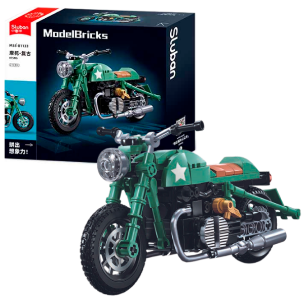 Constructor Sluban R75MS Green Numărul de piese 215, 6+ photo 2