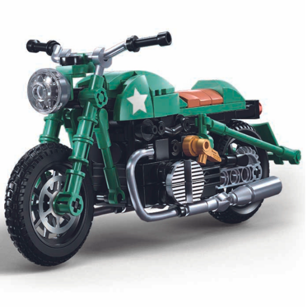 Constructor Sluban R75MS Green Numărul de piese 215, 6+ photo 5
