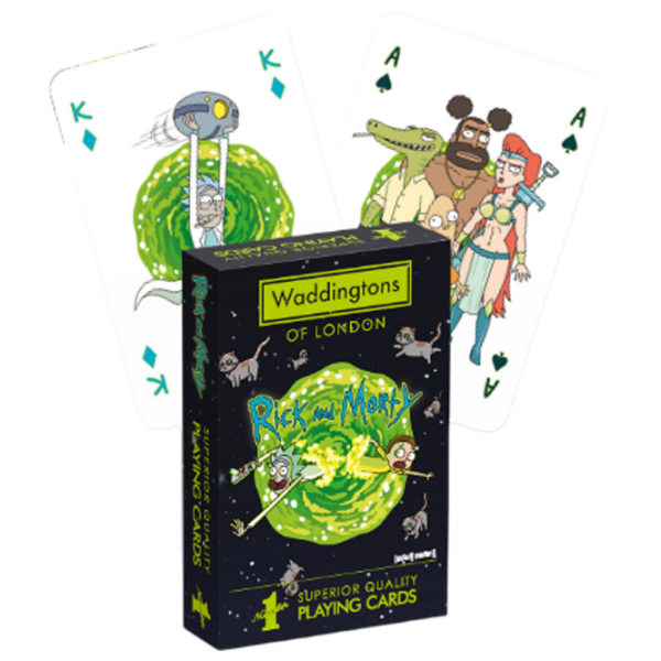 Joc de masă Winning Moves Waddingtons No.1 Rick and Morty Carti de joc, 6+ photo 1
