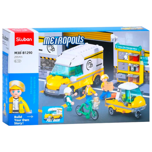 Constructor Sluban Special machine Yellow Numărul de piese 255, 6+ photo 1