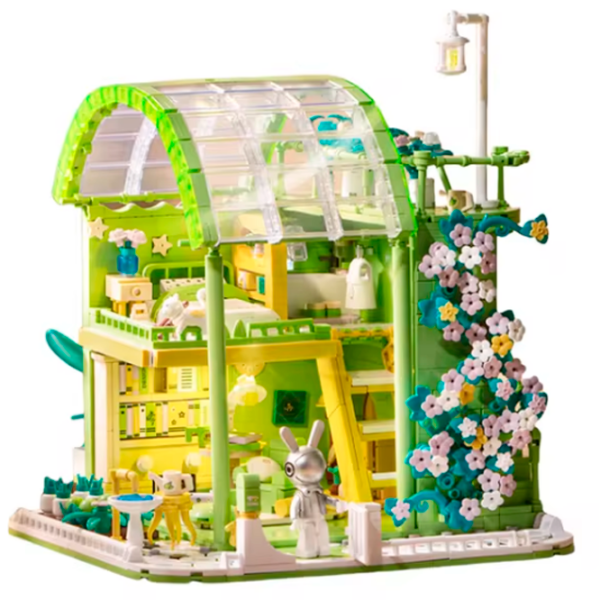 Constructor Sluban The spring cottage Green Numărul de piese 1416, 12+ photo 3