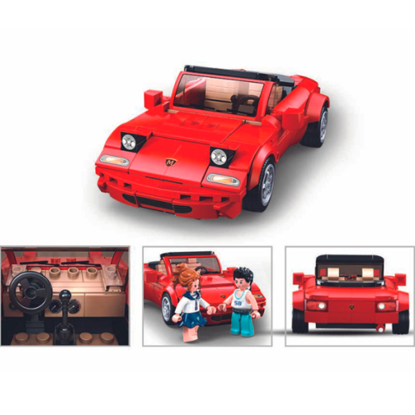 Constructor Sluban MX5 Red Numărul de piese 264, 6+ photo 5
