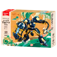 Constructor Sluban Black Turtle Robot Multicolor Numărul de piese 685, 6+