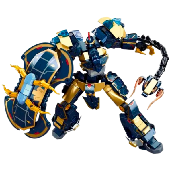 Constructor Sluban Black Turtle Robot Multicolor Numărul de piese 685, 6+ photo 3